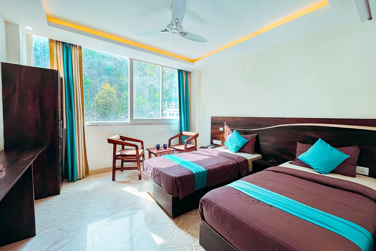 Accommodation at Nirvana Yoga School