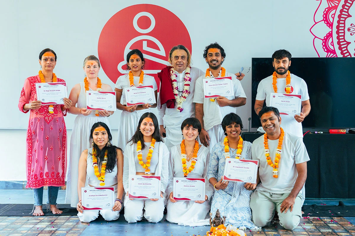 Certification ceremony of 500-Hour Yoga Teacher Training