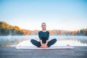 Bound angle pose