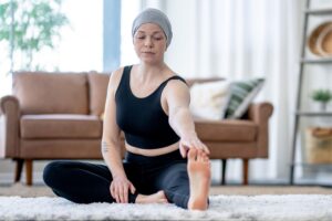 yoga poses for cancer patient