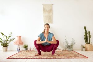 (Kundalini Chakras)Garland Pose